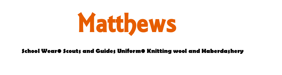 Size Guide – Matthews