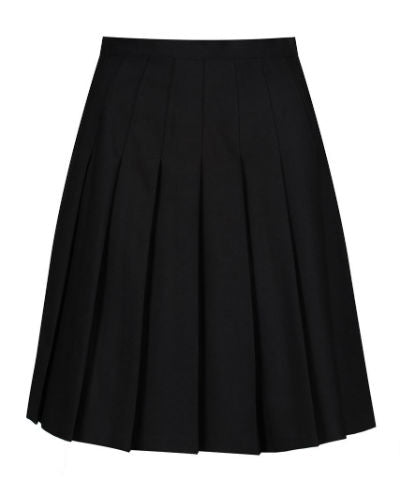 Black Stitch down Pleated Skirt – Matthews Schoolwear